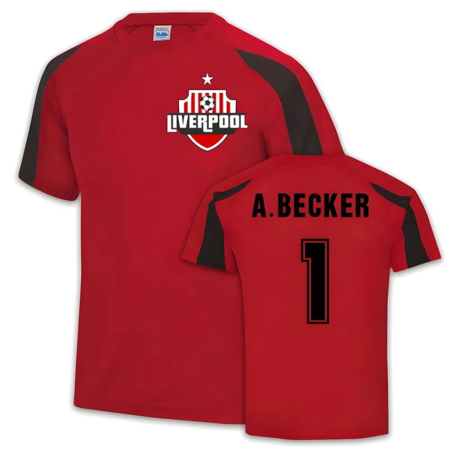 Liverpool Sports Training Jersey (Alisson Becker 1)