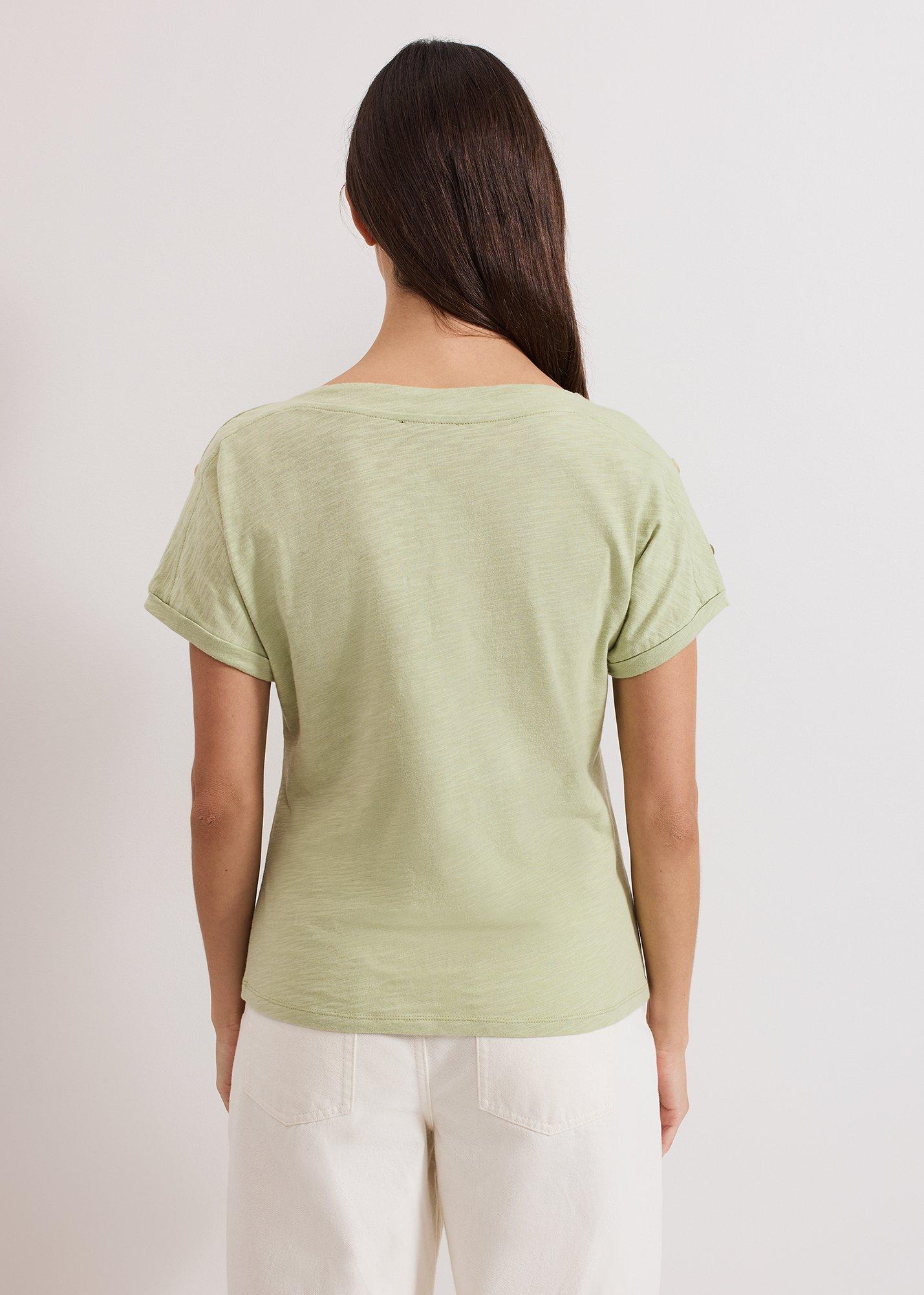 Suzie Button Detail Top