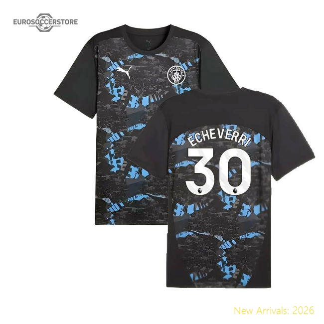Man City Prematch Ss 2024-2025 Supporter Jersey Game Ready