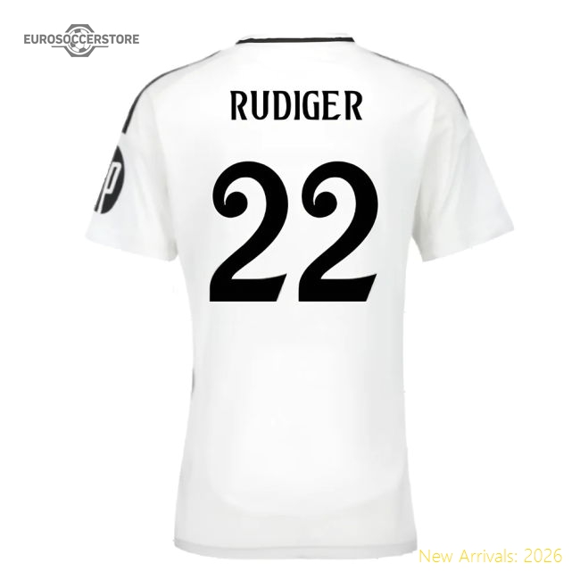 2024-2025 Football Team Womens Stylish Jersey Rudiger Climacool