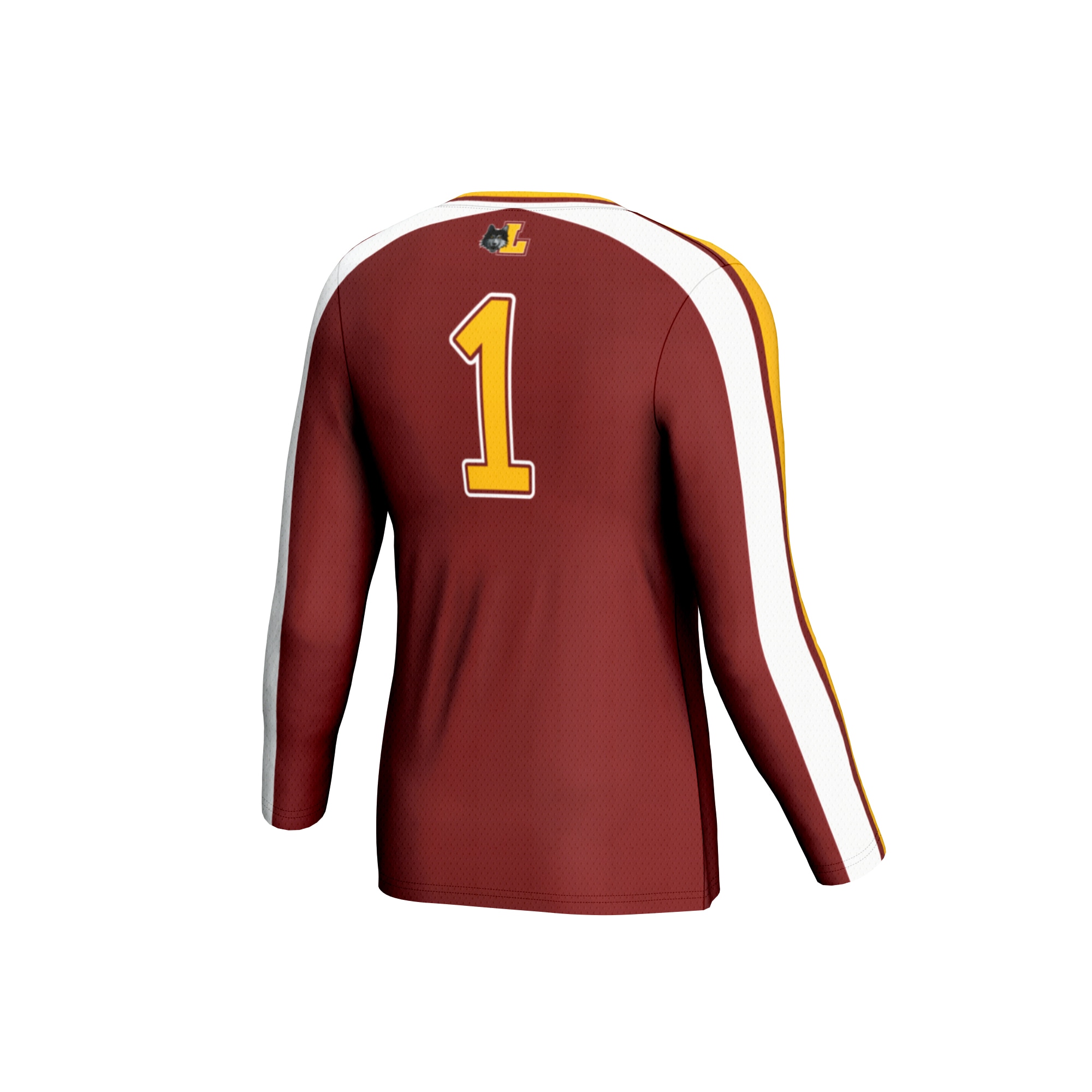 [NJP] Loyola Chicago Ramblers GameDay Greats Youth #1 Lightweight Volleyball Fashion Jersey - Maroon