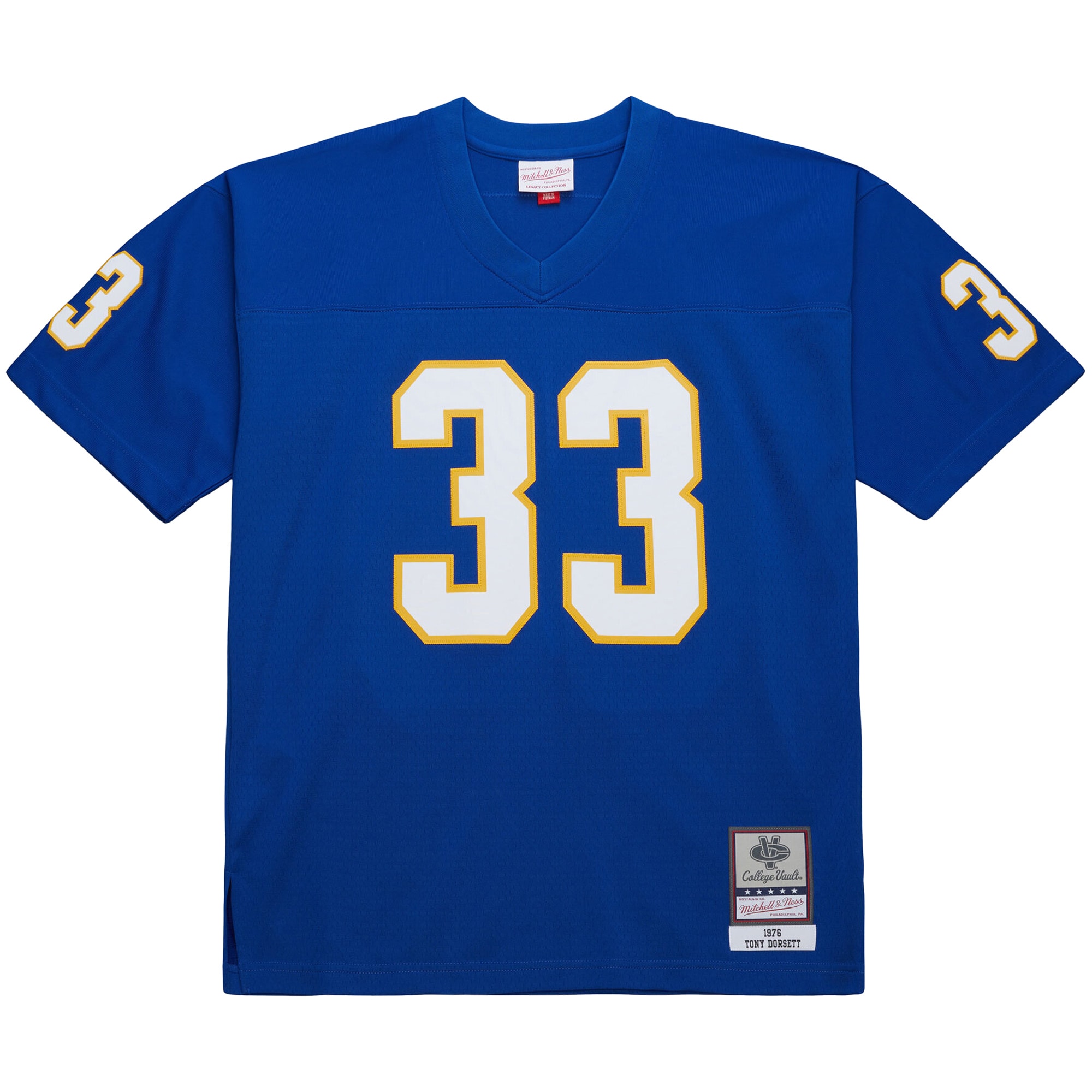 [NJP] Tony Dorsett Pitt Panthers 1976 College Vault Legacy Jersey - Royal