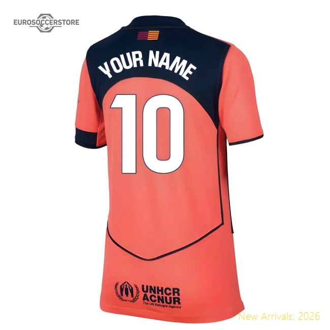 Barcelona 2024-25 Third Fan Version For Kids Name) Game Day Jersey