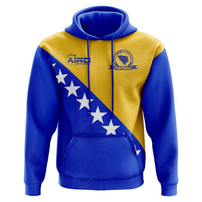 Kids 2025-2026 Bosnia Football Team Home Uniform