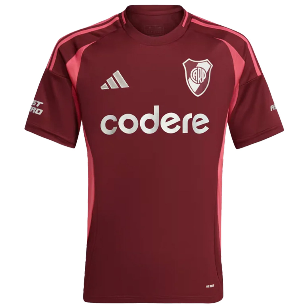 Match Quality River Plate 2425 Away Soccer Jersey Footbal Shirt