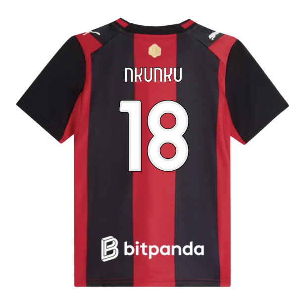 [DDJ] 2026-2027 AC Milan Home Shirt (Kids) (Nkunku 18)