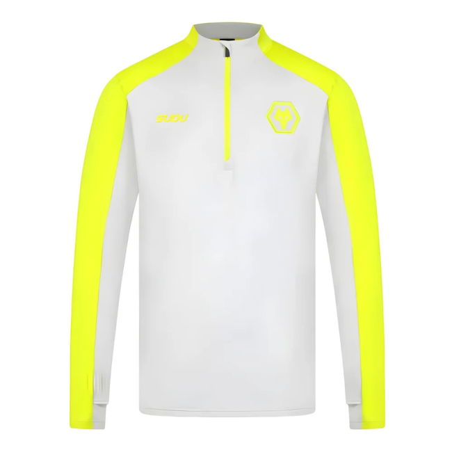 Men's 2024-2025 Wolves Players Training 1/4 Zip (Grey)