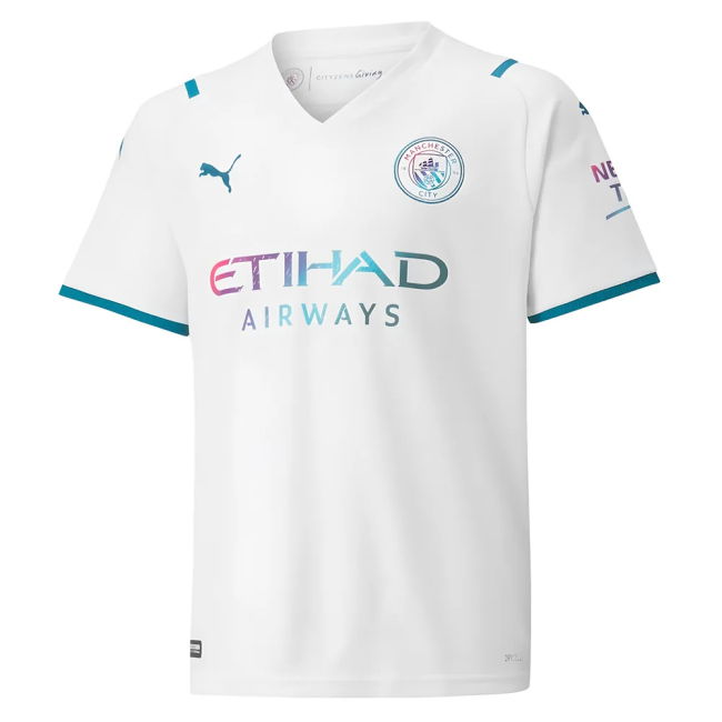 2021-2022 Man City Club Away Strip (Kids)
