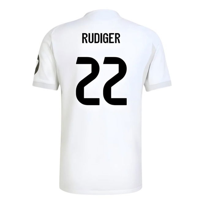 Rudiger 22 Match Replica Real Madrid Home Replica Jersey (Adults) (1)