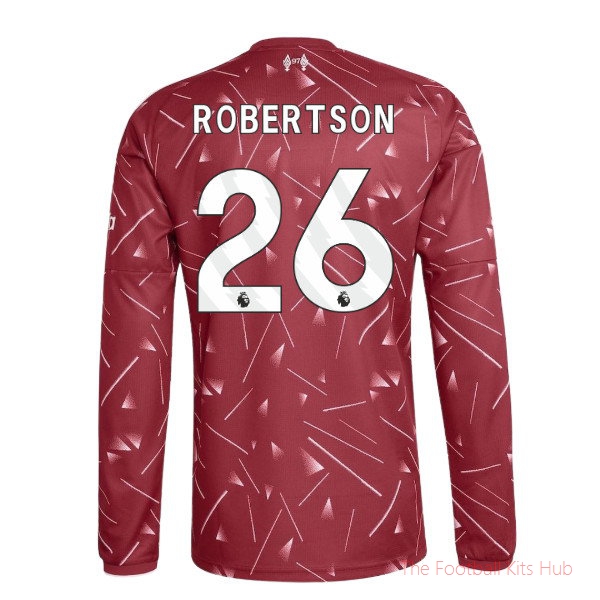Liverpool 2026-2027 Long Sleeve Home Shirt (Kids) (Robertson 26)