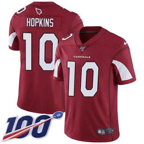 NFL A C Cardinals #10 DeAndre Hopkins Red Limited Jersey - Authenti...