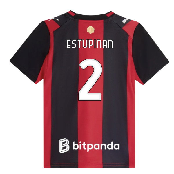[JGK] 2026-2027 AC Milan Home Shirt (Kids) (Estupinan 2)