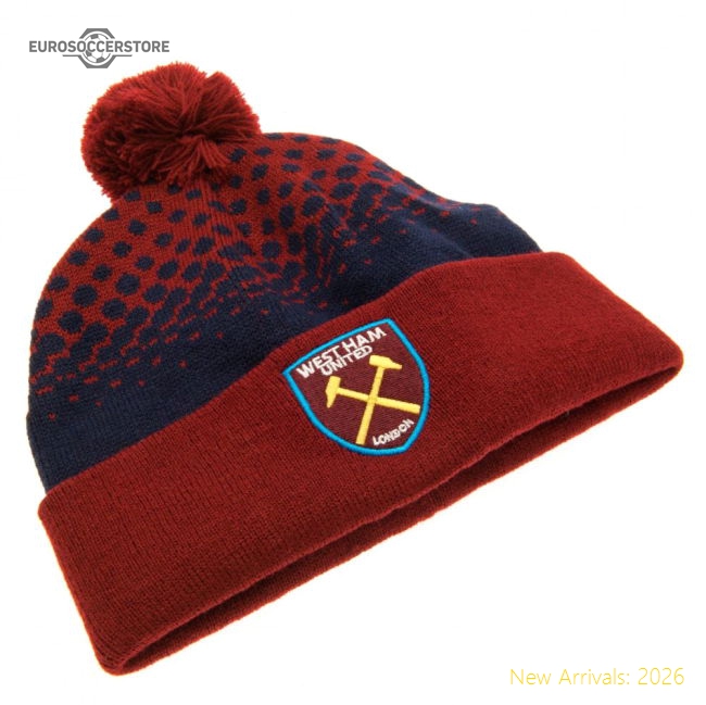 Authentic West Ham United Fc Fade Ski Hat - Premium Quality Baby
