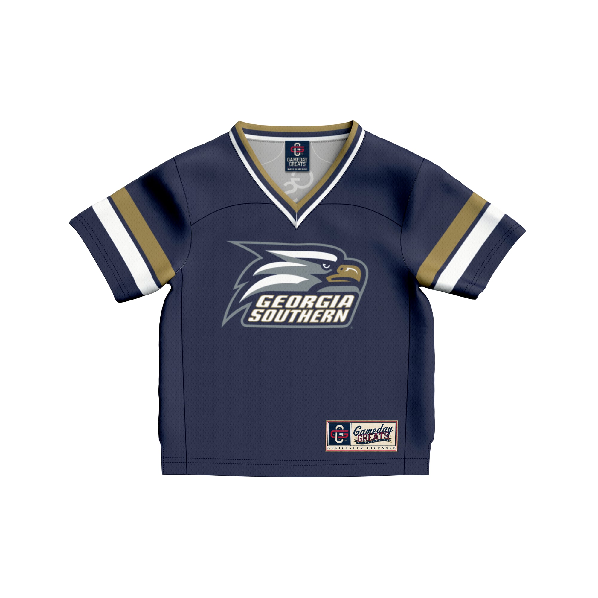 Toddler #1 Blue Georgia Southern Eagles Collegiate Football Fashion Jersey