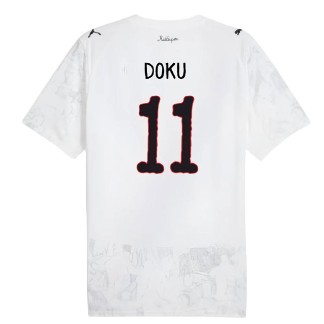 2025-2026 KIDSUPER x Manchester City CWC Shirt (White) (Doku 11)