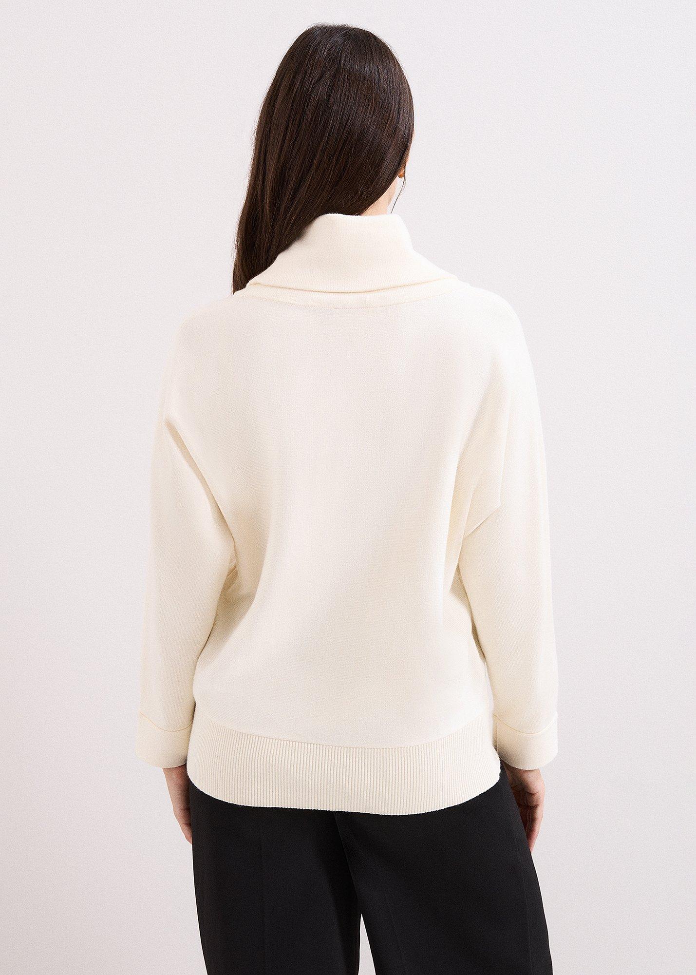 Rosalie Ivory Soft Cowl Neck Jumper