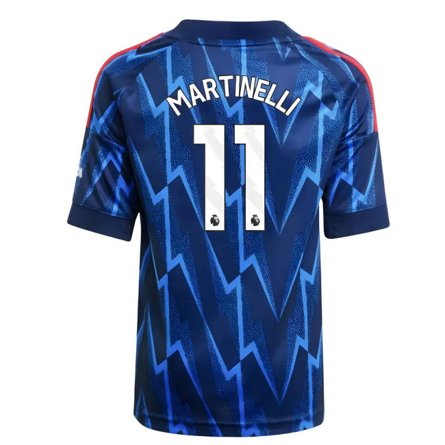 2025-2026 Arsenal Away Mini Kit (Martinelli 11) - game day