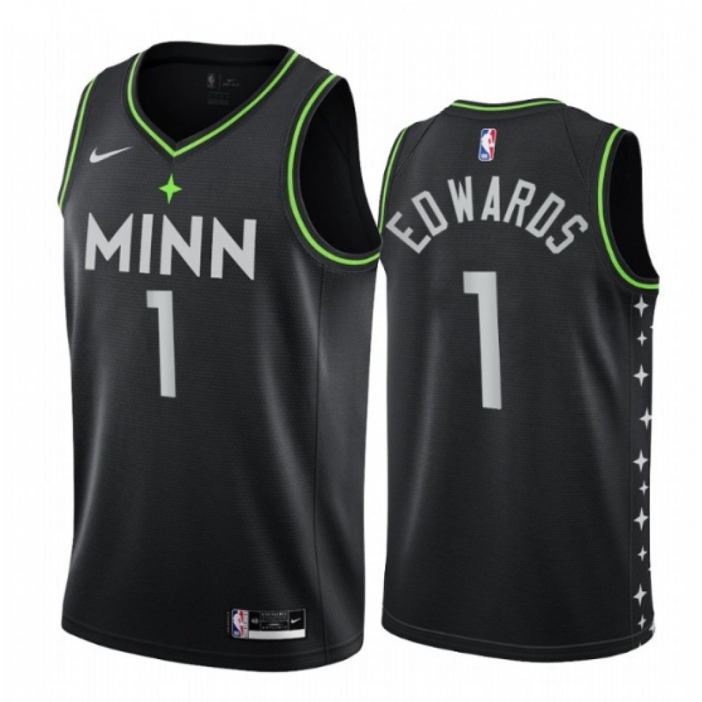 Game-Ready Men's T-Wolves #1 Anthony Black Basketball Jersey