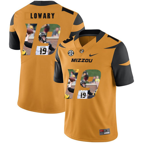 Men's None Gold 2024 premium Jack Lowary #19 embroidered Jersey