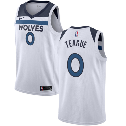 Durable T-Wolves NBA Swingman Jersey #0 Jeff T. 2024 Icon - White