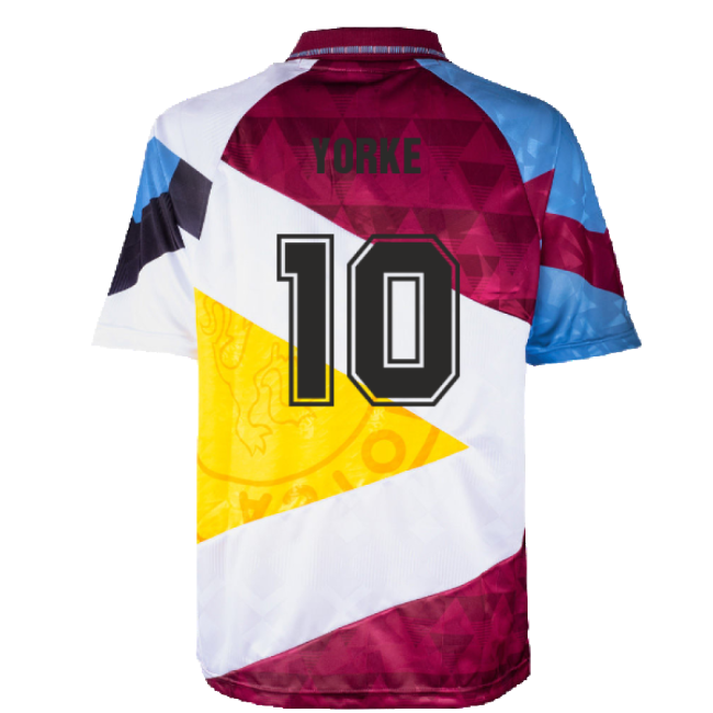 Aston Villa Soccer Jersey - Moisture-Wicking Famous Yorke 10 Adul#720