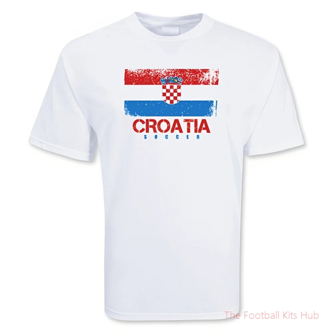 Men Croatia Soccer T-shirt UEFA Euro