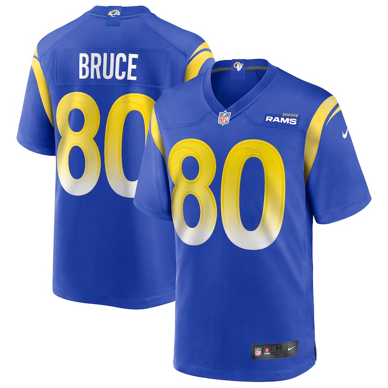 None Isaac Bruce LA Rams Sleek Official Jersey Game Day Wear