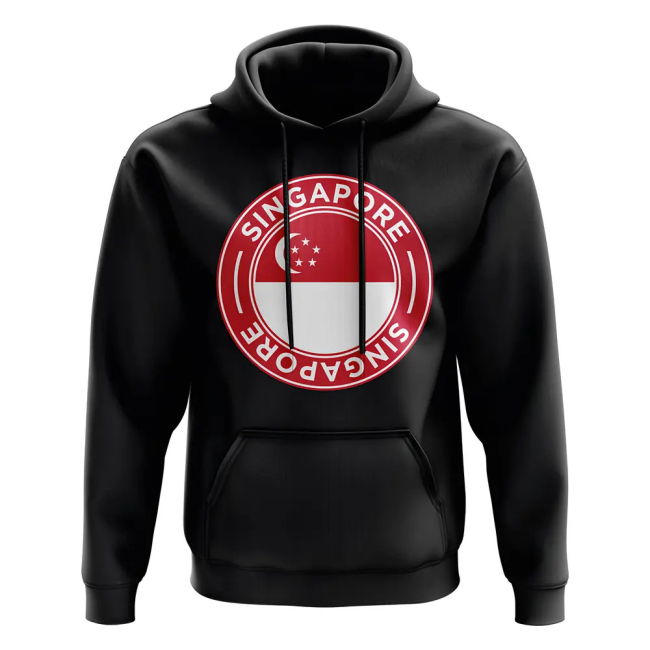 World-Class Singapore Football Badge Hoodie (Black) World-Class