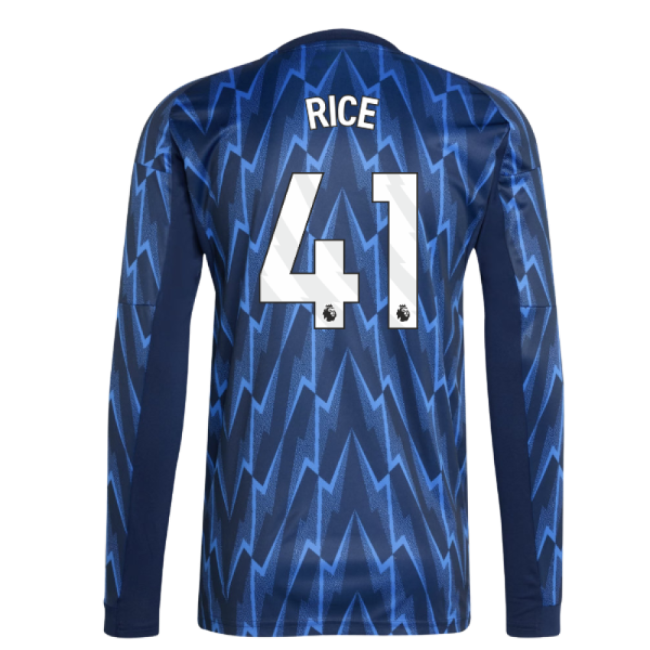 2025-2026 Arsenal Football Club Authentic Home Jersey (Rice 41) (Ri...