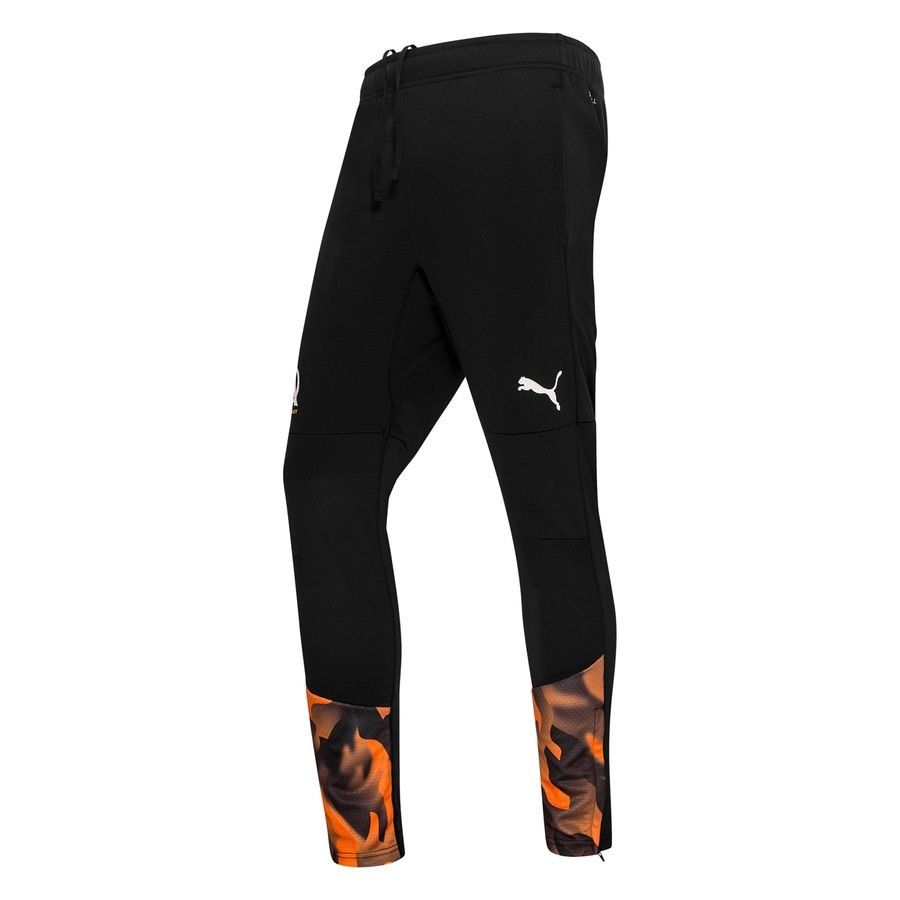 Marseille Training Trousers Jet Black/rickie Orange