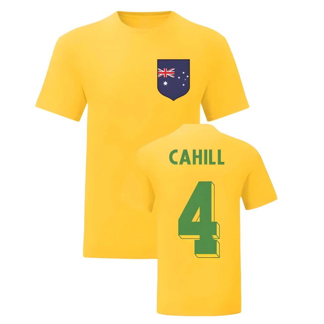Athletic Tim Cahill Australia National Hero Tee (Yellow)