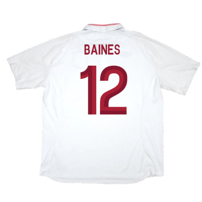 Supporter Grade England Home Supporter Shirt (Adults) (Baines 12)