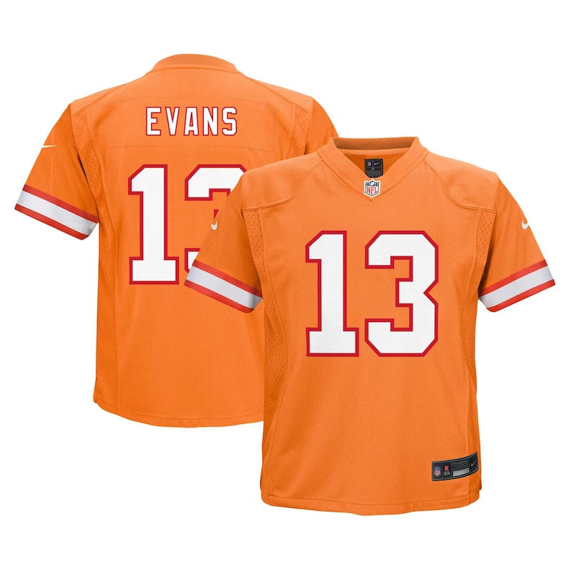 None Mike Evans TB Buccaneers Energetic High-Quality Jersey for NFL Fa