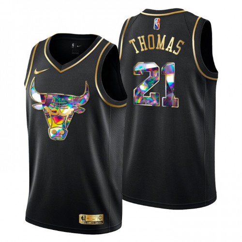 Nuggets Black Chicago Bulls #21 Jersey - Great Value Game Day Wear