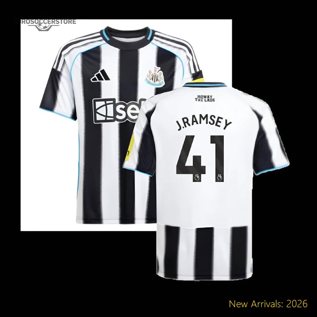 Newcastle United Children 2025 Home Jersey Shirt Football Fan Match Day Essential