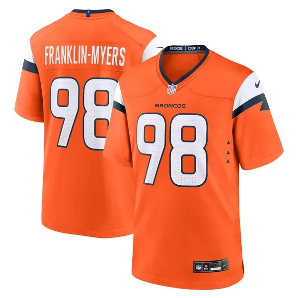 None John Game Jersey - Orange | NFL Player Jersey | NFL Football