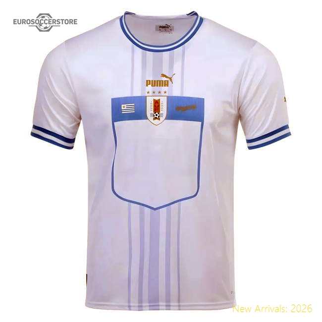Uruguay 2022 Away Jersey Shirt Football Fan Apparel
