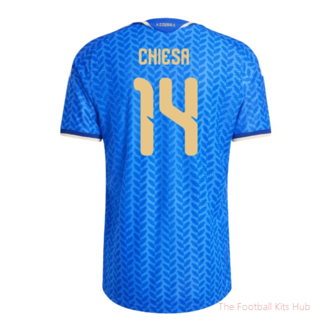 [JED] 2026/27 Italy Authentic Home Shirt (Chiesa 14)