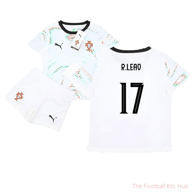 2025-2026 Portugal Away Mini Kit (R.Leao 17)