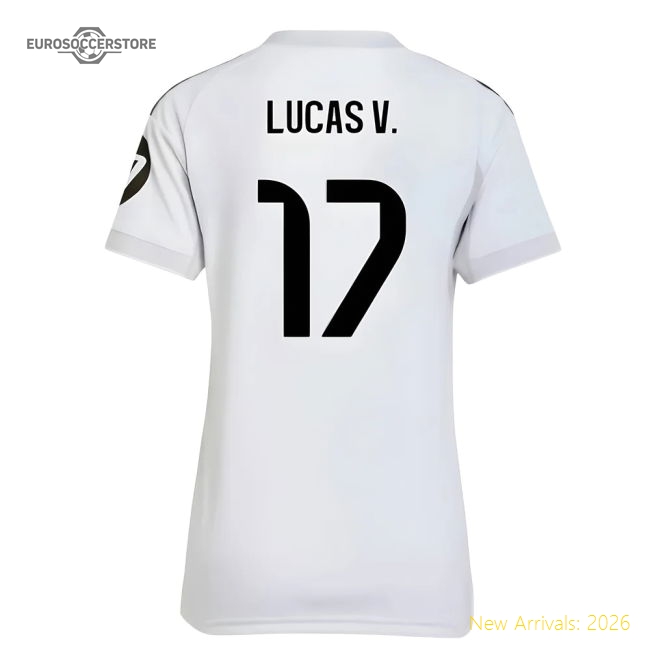 Premium 2025-2026 Real Madrid Home Shirt (Womens) (Lucas V. 17)