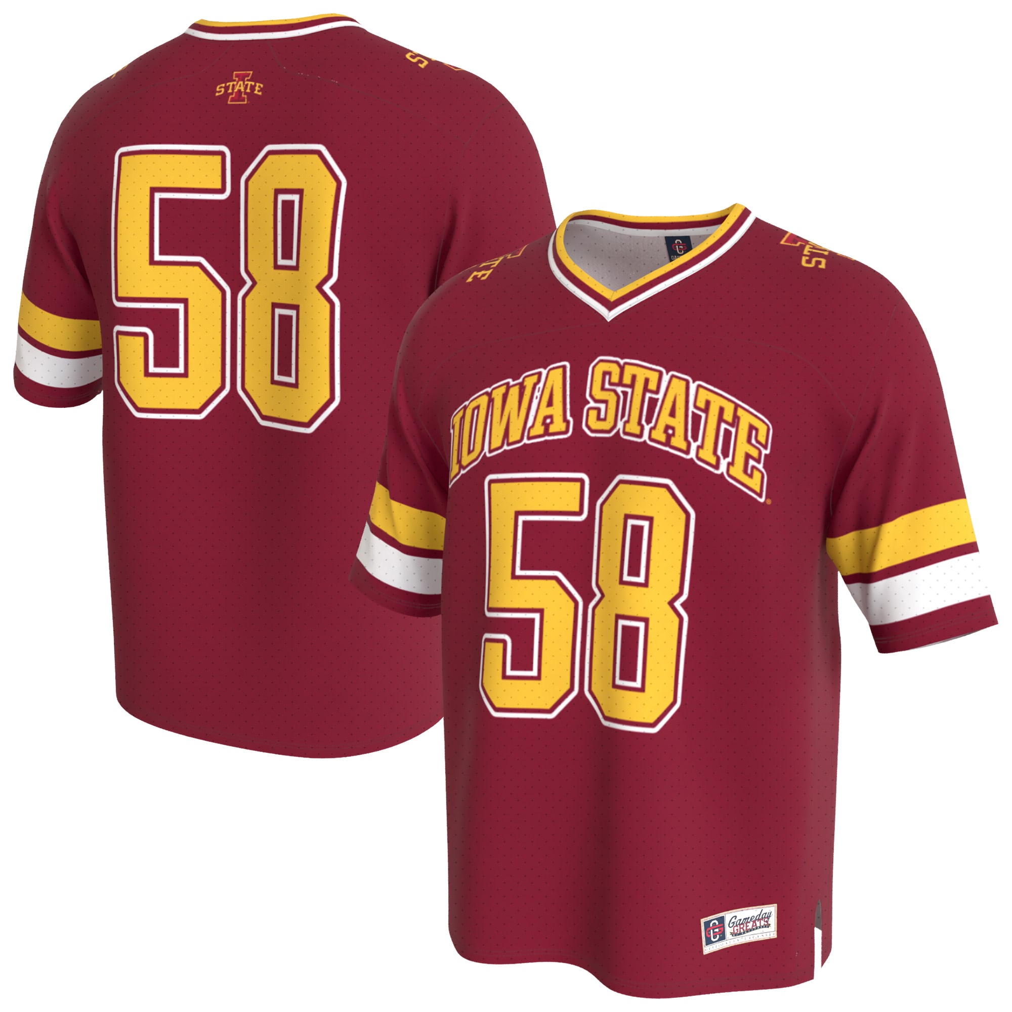 Iowa State Cyclones GameDay Greats Youth Lightweight Collegiate Football Fashion 2026/2027 Football Jersey - Cardinal