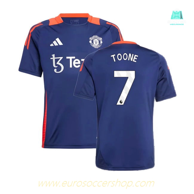 2024-2025 Man Utd Training Jersey (Night Indigo) - Kids (Toone 7)
