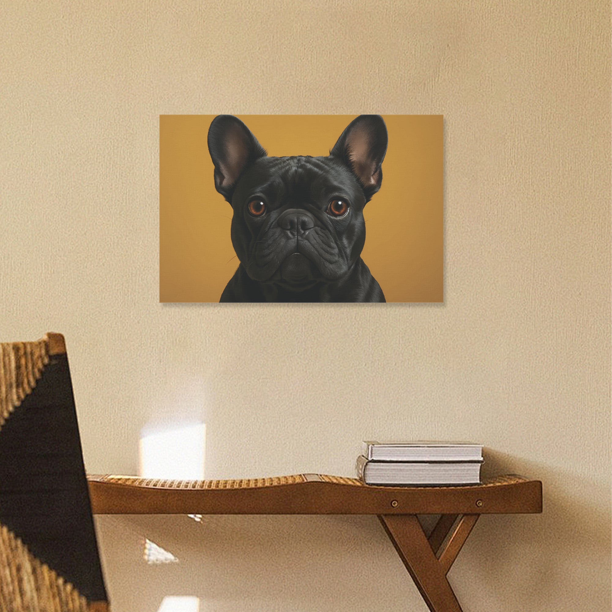 Gladys - Adorable Frenchie canvas Wall Art