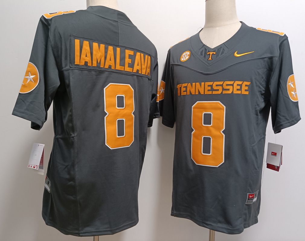 Men's None Game 2024 embroidered Nico Iamaleava #8 game jersey Jersey