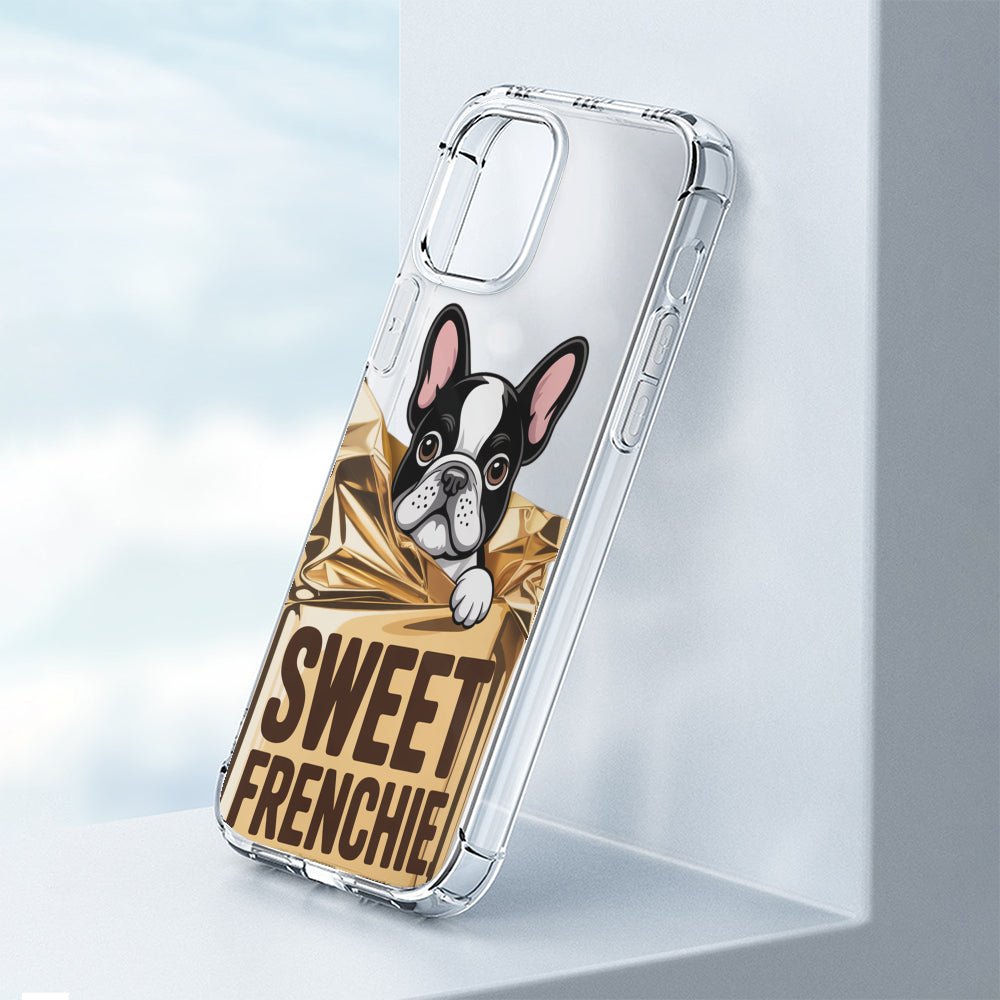 French Bulldog Nova Clear Silicone Phone Case For Iphone, Samsung &