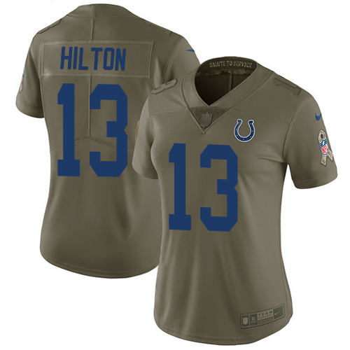 NFL I C Colts #13 T.Y. Hilton Limited Team Color Jersey - Fan Favorite