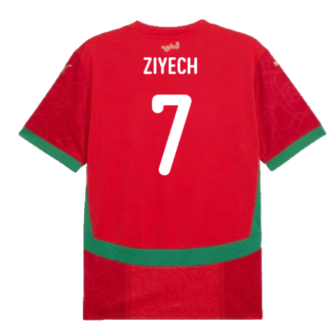 Morocco Ziyech 20242025 Home Highperformance Shirt Aeroready