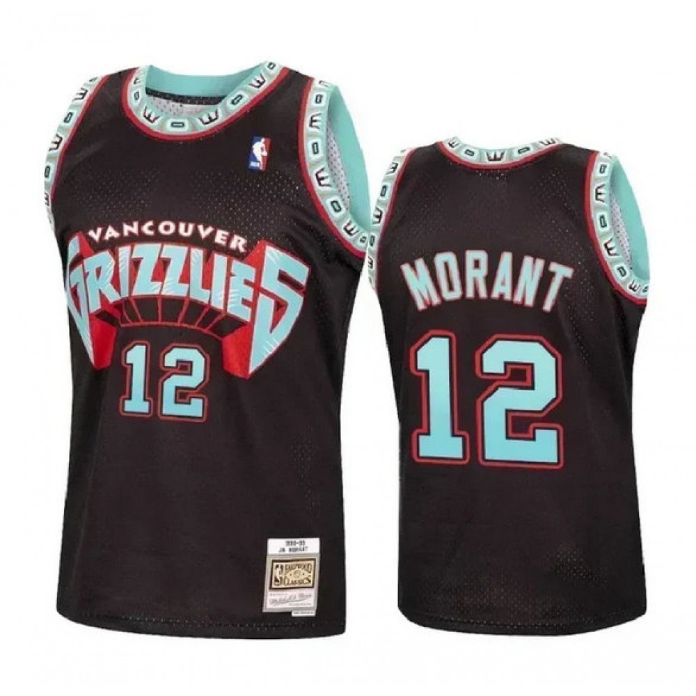Youth Memphis Grizzlies #12 Ja Morant Black Swingman Stitched Basketball Jersey