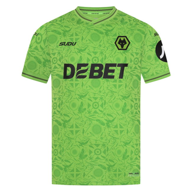 Affordable 2025-2026 Wolves Third Premium Breathable Fabric Green#432