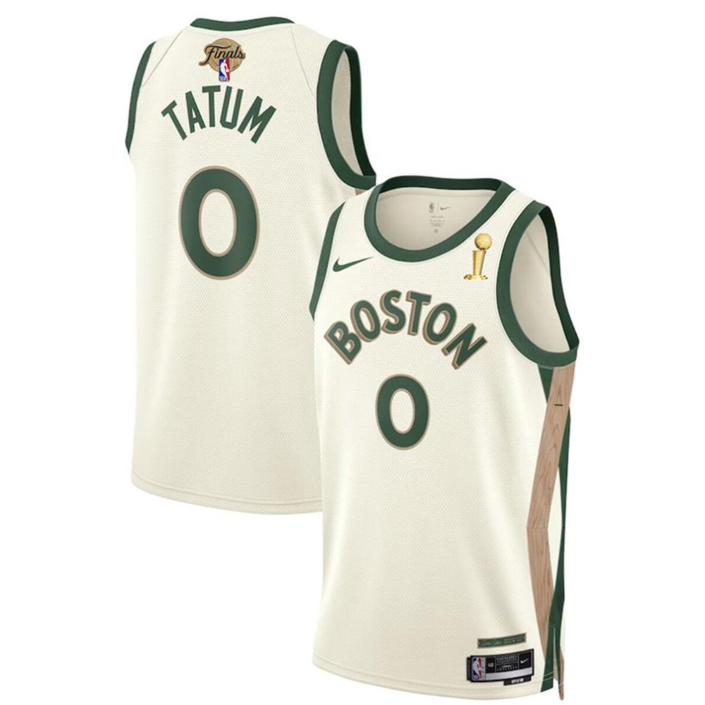 Limited Edition Boston Celtics Jayson Tatum0 Jersey White City Edition